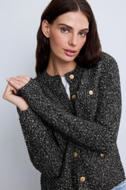 Rayna Metallic Cardigan by Central Park West