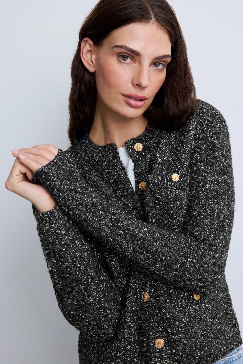 Rayna Metallic Cardigan by Central Park West - Photo 0