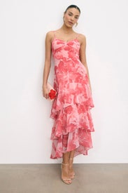 Kennedi Ruffle Tiered Dress by Hutch