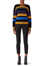 Chenille Stripe Pullover by Jason Wu