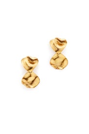 Rose Petal Motif Earring by Oscar de la Renta