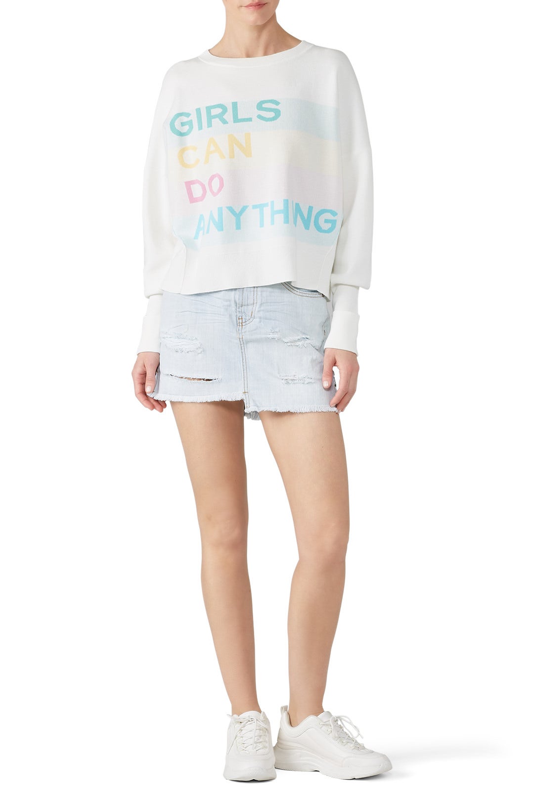 BLUE DENIM MINI SKIRT by One Teaspoon 0