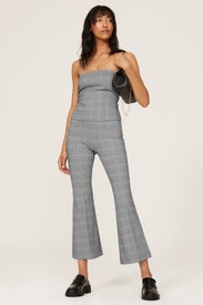 Plaid Cropped Pants by Rosetta Getty