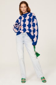 Lennon Scallop Sweater by RHODE