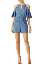 Blue Gemini Romper by Rachel Zoe