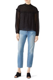 Bria Smocked Blouse by Sanctuary