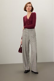 Hana Plaid Pants by Scotch & Soda