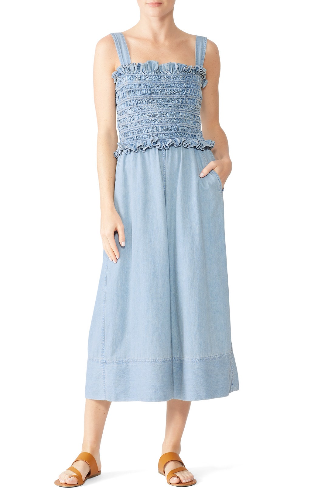 Dakota Smocked Jumpsuit by Sea New York 0