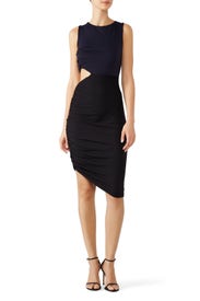 Side Gathered Cutout Dress by Susana Monaco