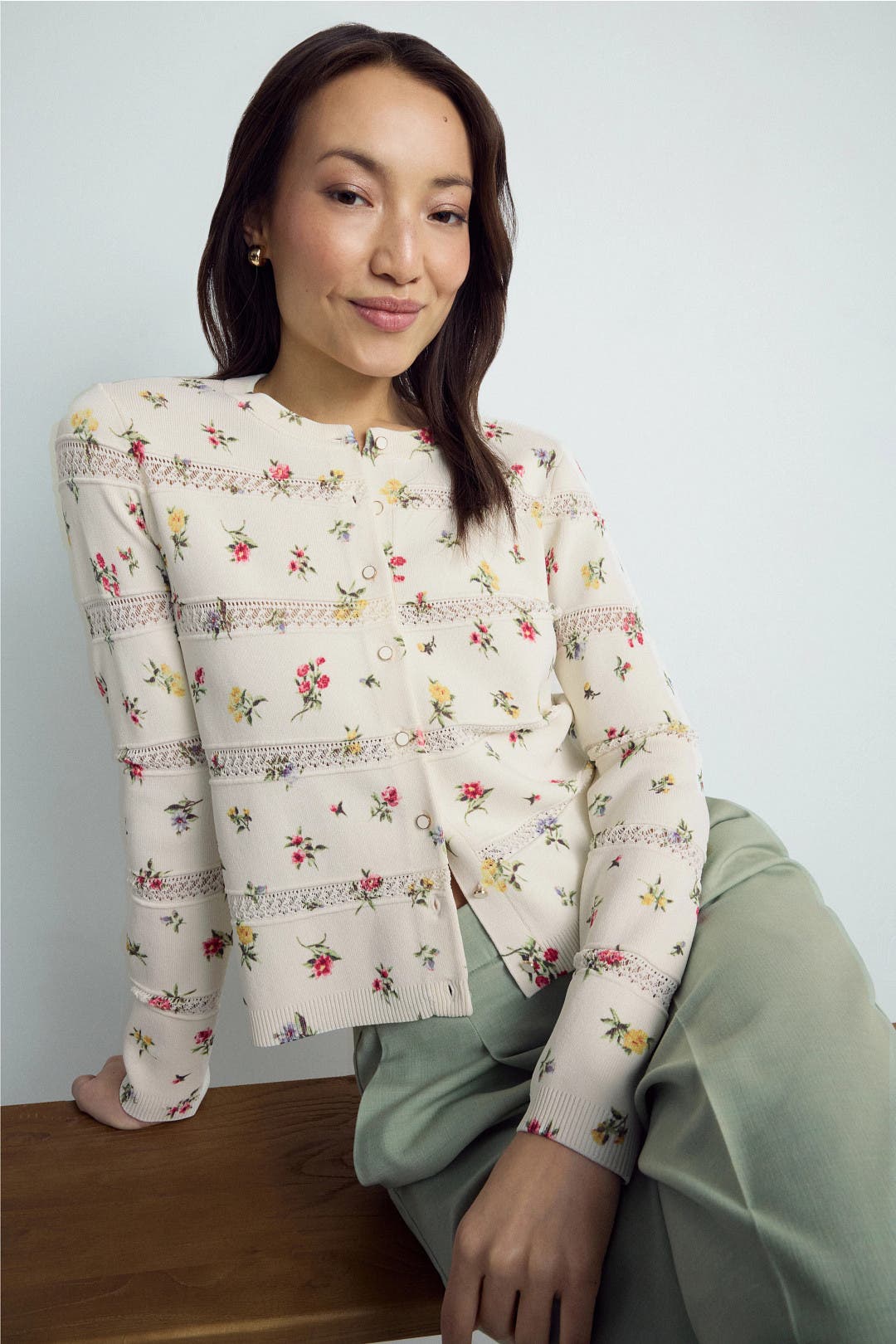 ted baker カーディガン Embroidered Cardigan by Ted Baker London | Rent the Runway