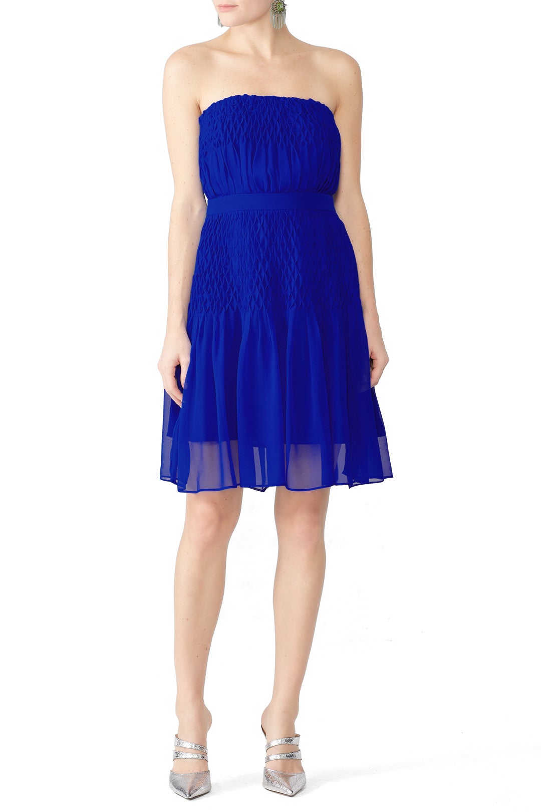 Cobalt Strapless Dress by Aijek 0