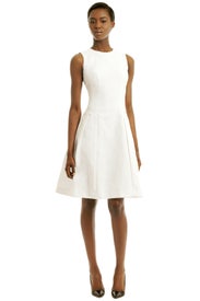 White Halo Dress by Carmen Marc Valvo