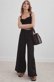 Button Detail Trouser by Derek Lam 10 Crosby x RTR