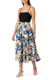 Floral Alexis Skirt by Hunter Bell