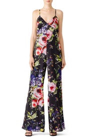 Black Floral Jumpsuit by Jay Godfrey