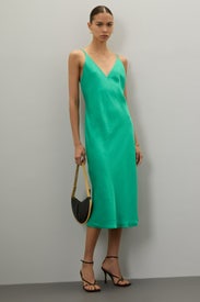 Satin Slip Dress by Saunders x RTR
