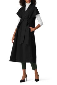 Bonded Wool Short Sleeve Coat by Jason Wu
