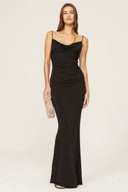 Black Surreal Gown by Katie May