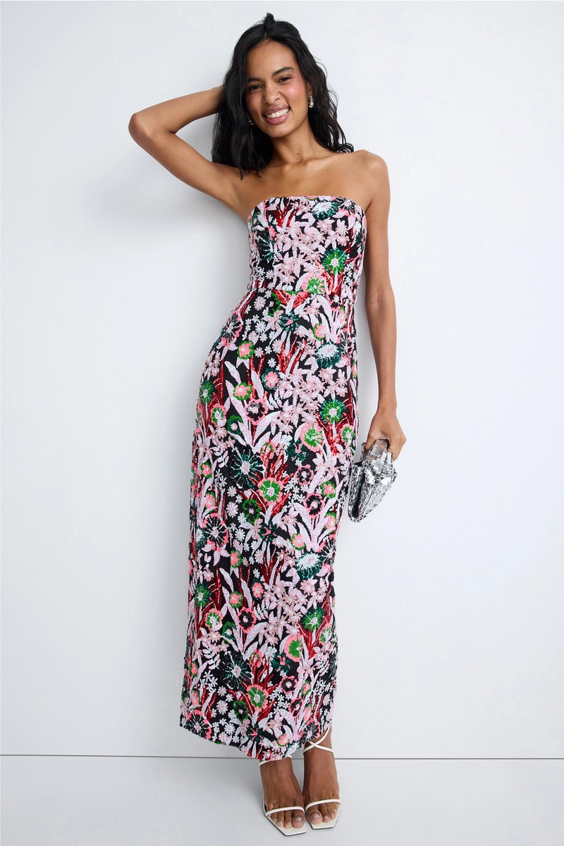 Orion Pink Wildflower Dress by Milly - Photo 0