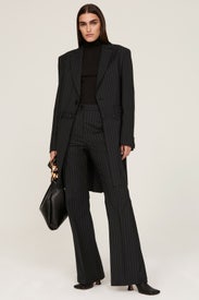 Long Pinstripe Blazer by MM6 Maison Margiela