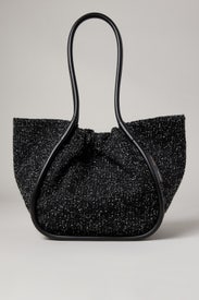 Large Tweed Ruched Tote by Proenza Schouler Handbags