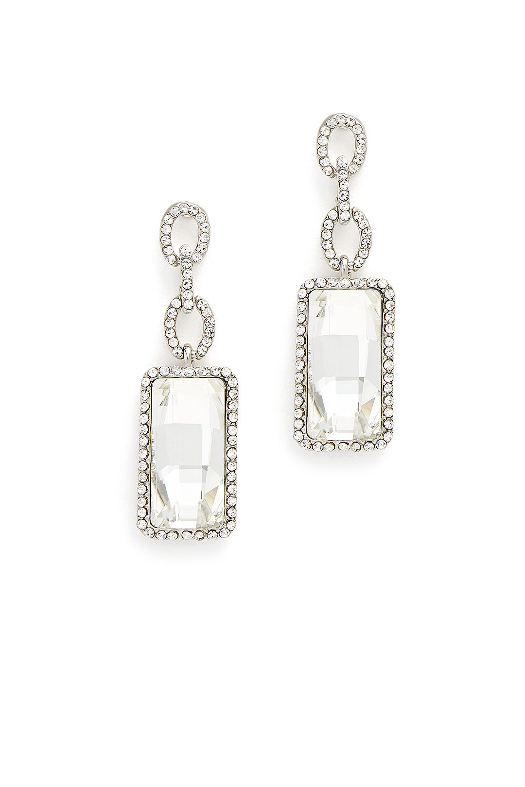 Crystal Baguette Earrings by RJ Graziano 1