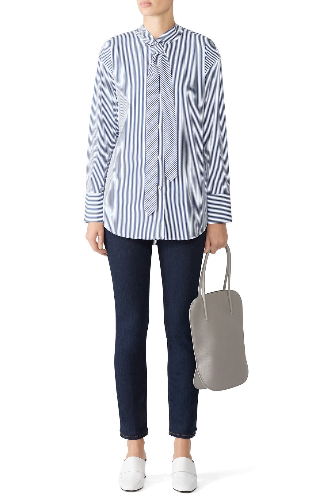 Theory - セオリー SHALLOW GGT WEEKENDER TIE NECK ブラウス Theory - セオリー SHALLOW GGT WEEKENDER TIE NECK ブラウスの