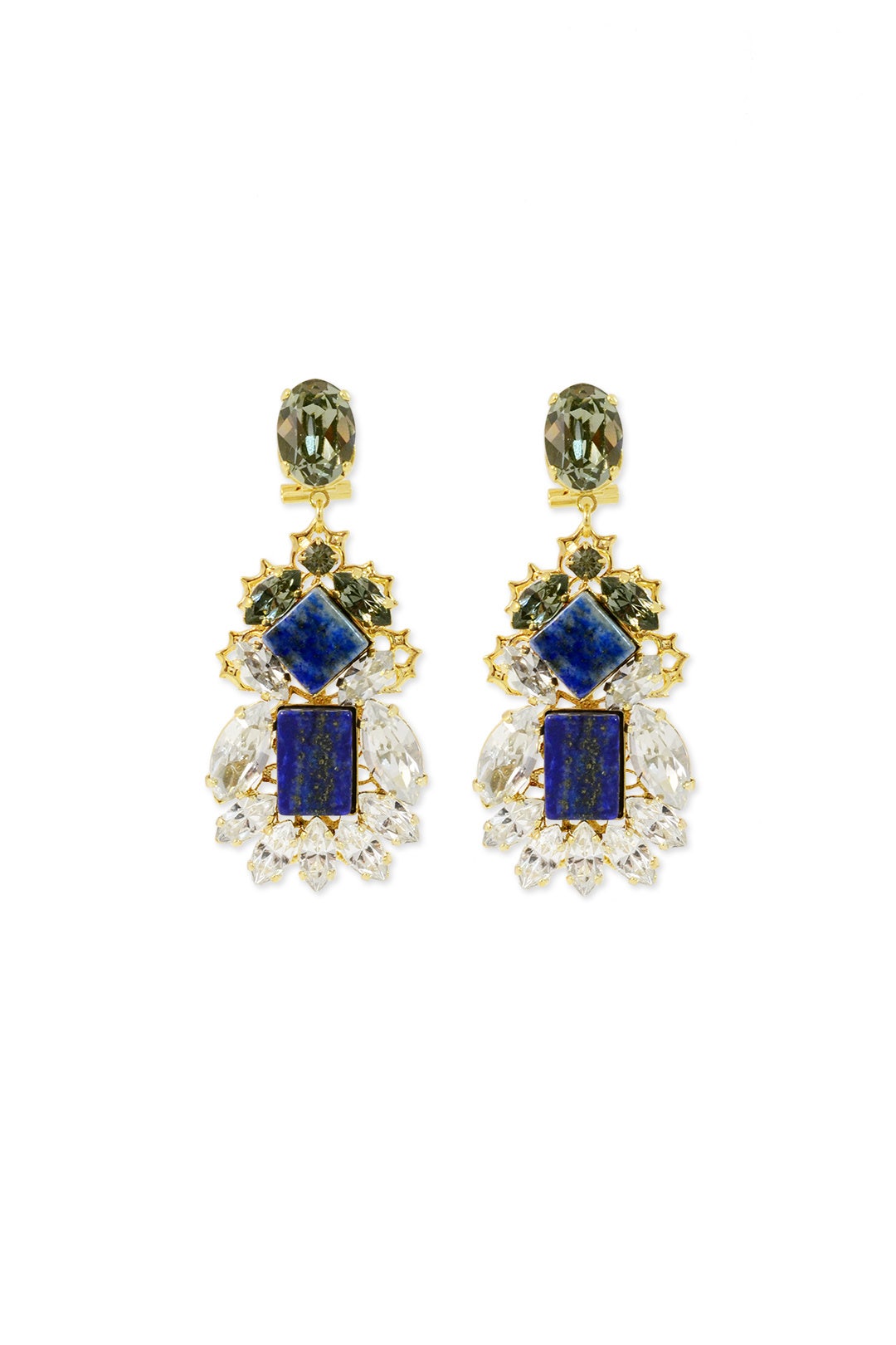 Blue Jasmine Earrings by Anton Heunis