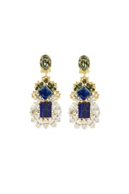 Blue Jasmine Earrings by Anton Heunis