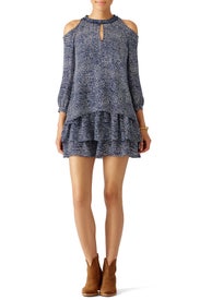 Blue Mosaic Printed Dress by Derek Lam 10 Crosby