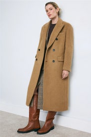 Tailored Double Breast Wool Coat by DUNST