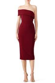 Bordeaux Apollo Dress by Katie May