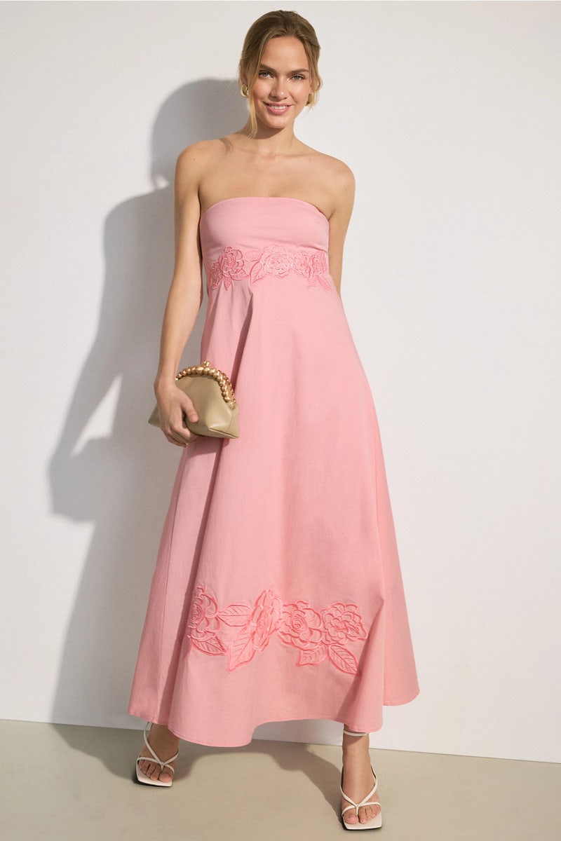 Jayne Embroidered Dress by LUSANA - Photo 0