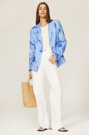 Avery Waterlily Blazer by Milly