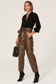 Adelpha Knit Collared Top by Nicholas