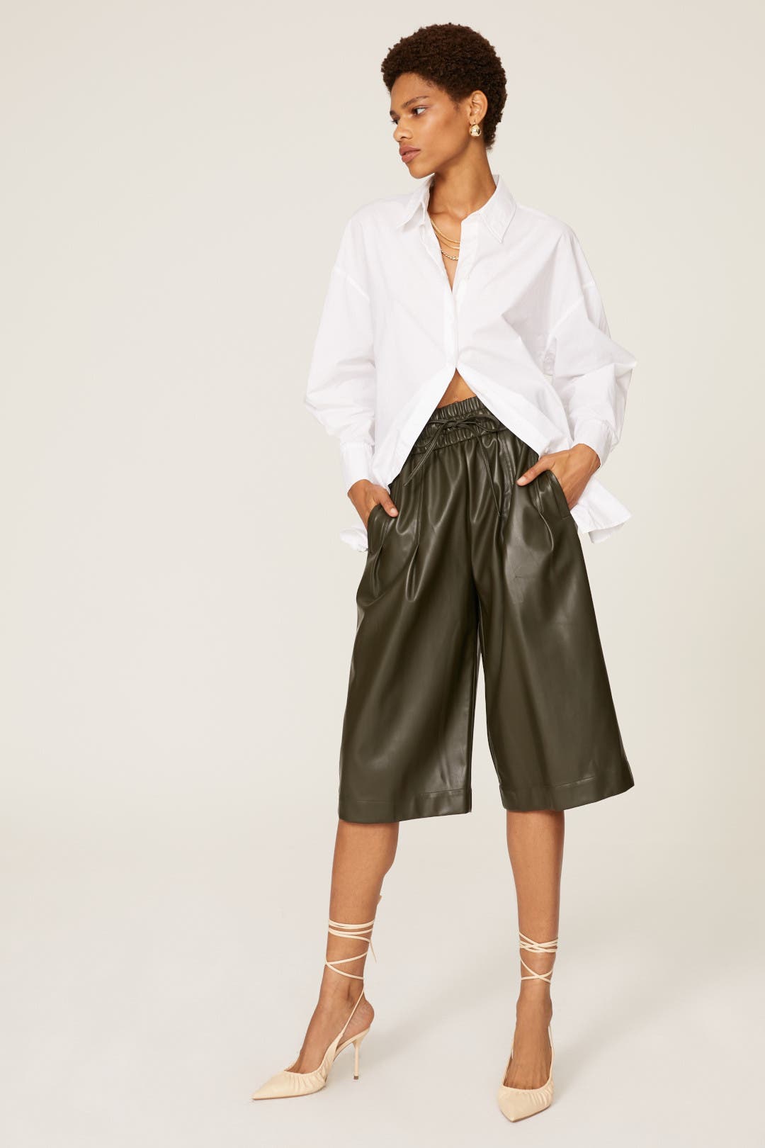 Faux Leather Culottes by 3.1 Phillip Lim | Rent the Runway