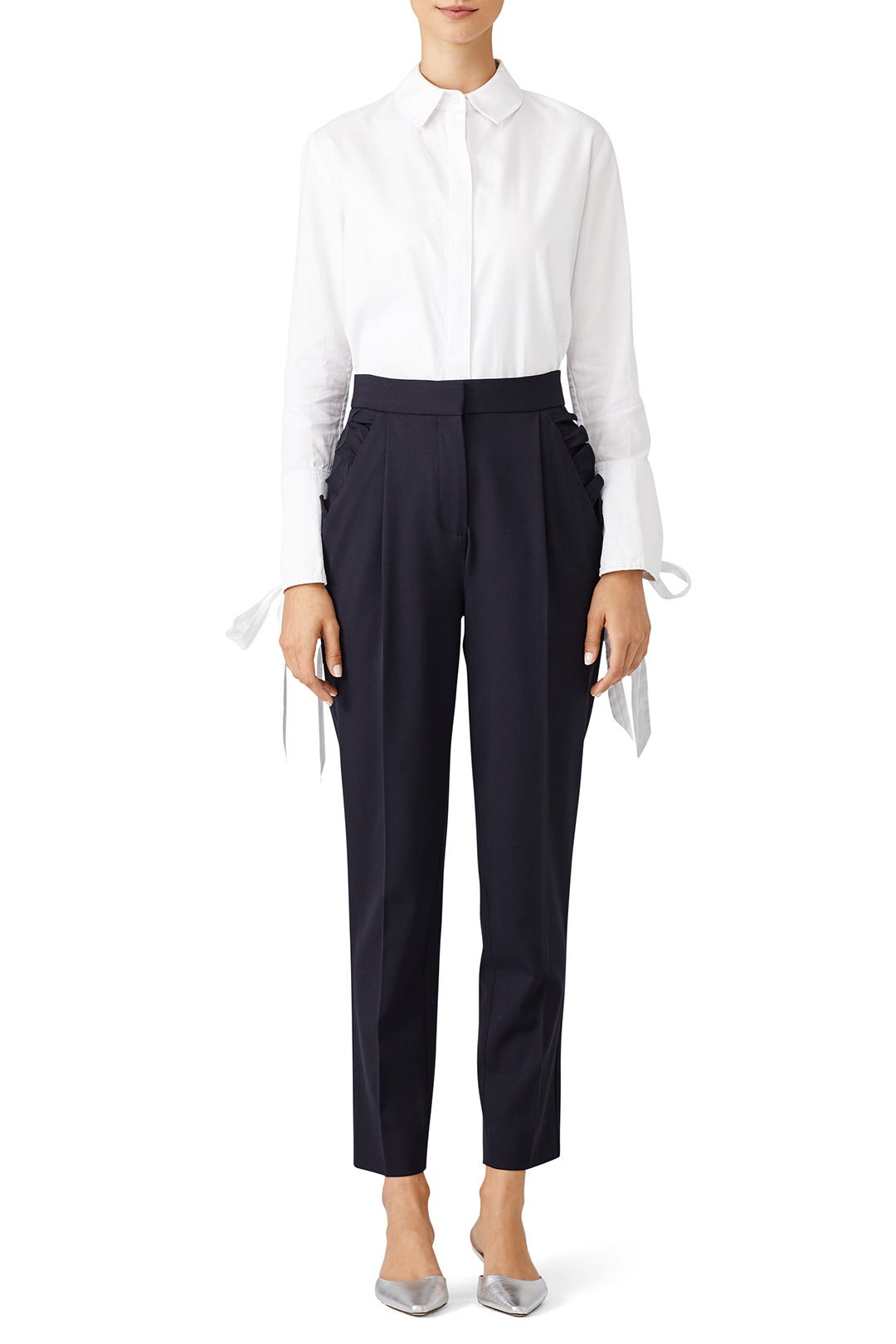 Spring Ruffle Pants by Rebecca Taylor NYC 0