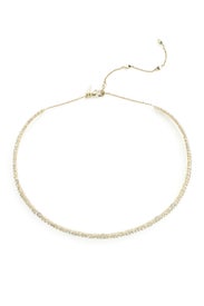Gold Crystal Accent Choker by Alexis Bittar
