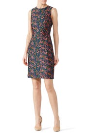 Valerie Jacquard Dress by J.Crew