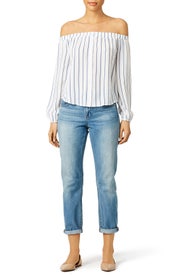 Sailor Off The Shoulder Top by J.O.A.