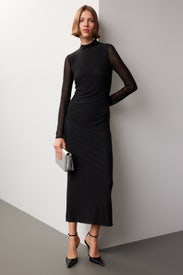 Mesh Midi Dress by Saunders x RTR