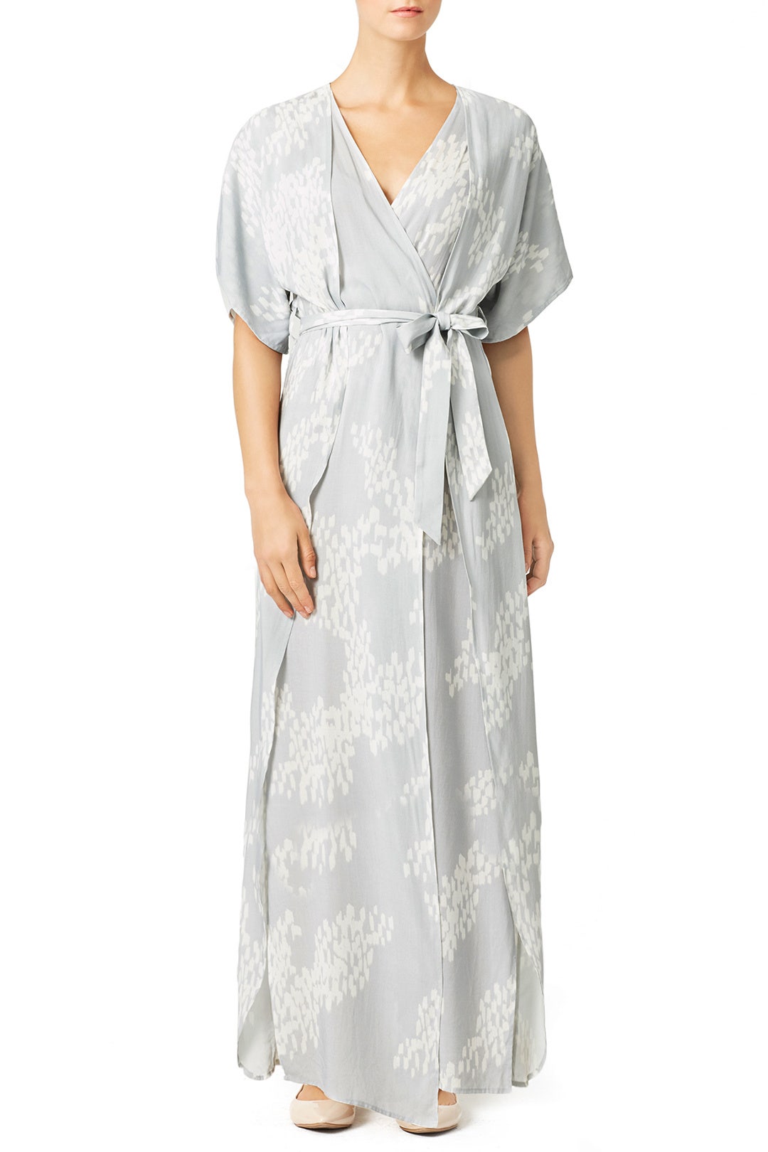 Grey Petal Throw Maxi by Keepsake 0