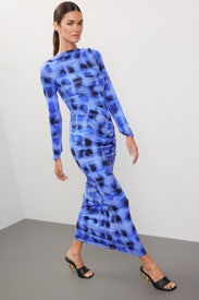 Shibori Ruched Dress by Suboo