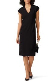 V-Neck Pencil Dress by VINCE.