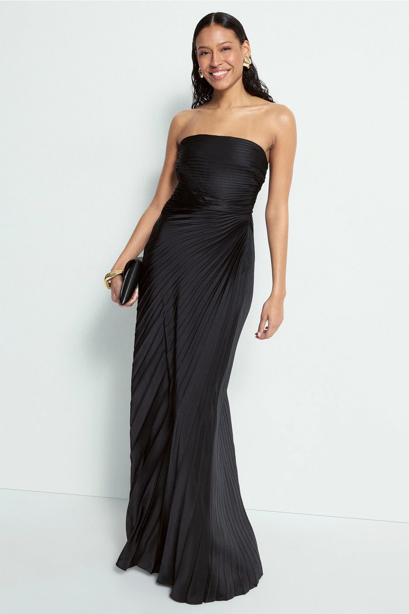 Bianca Pleated Gown by A.L.C. - Photo 0