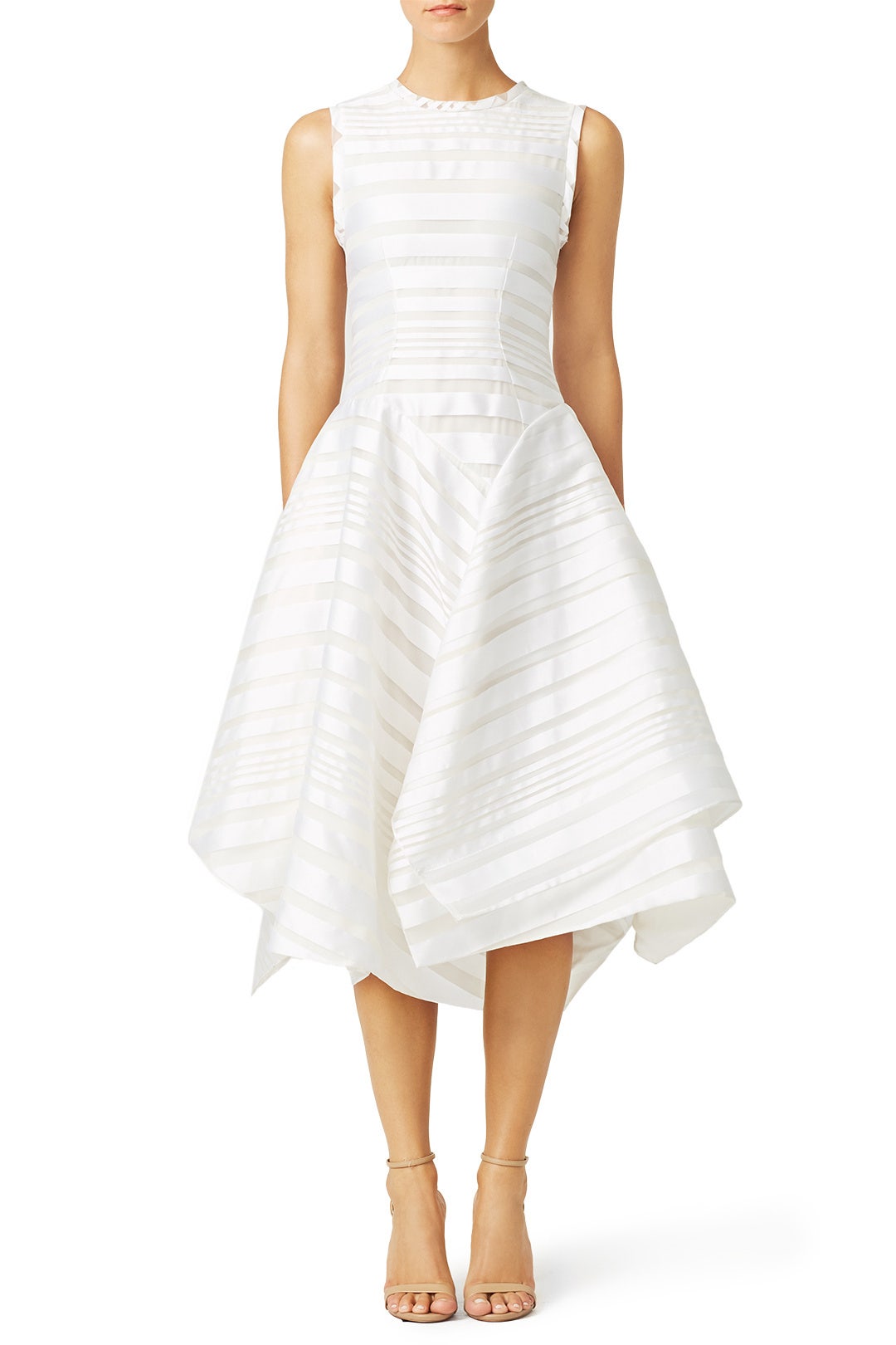 White Flag Dress by Christian Siriano 0