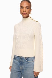 Thomas Cable Knit Sweater by Derek Lam 10 Crosby