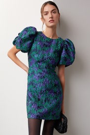 Puff Sleeve Mini Dress by Donna Morgan