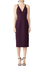 Plum Lyla Sheath by Dress The Population