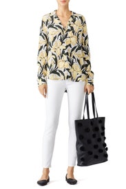 Floral Adalyn Top by Equipment